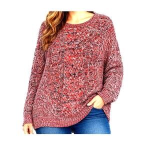 Greylin Anthropologie Multicolor Knit Sweater Size Large Fall Winter Pullover